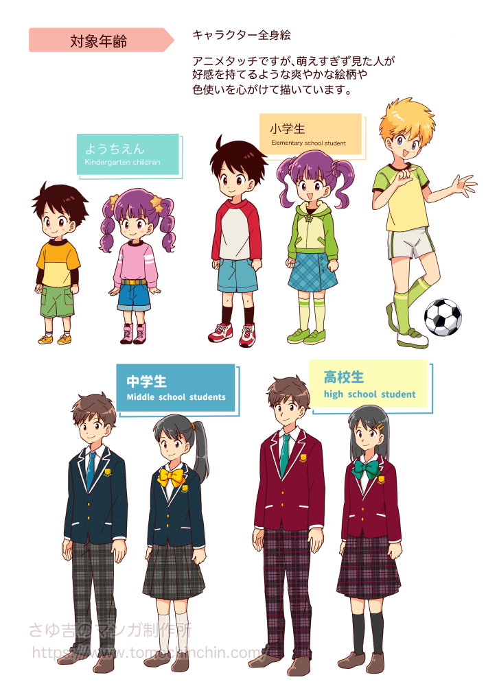 対象年齢サンプル